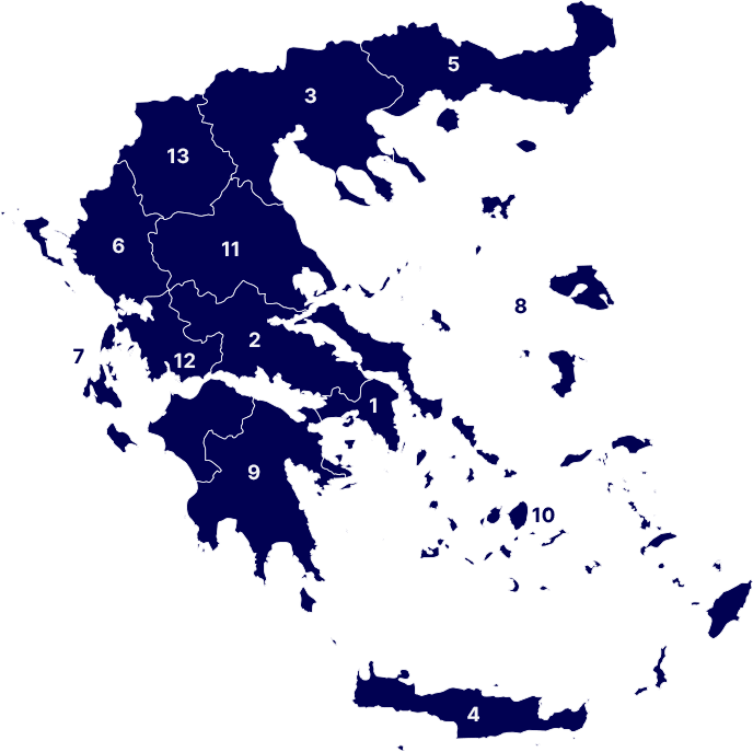 GreekResidency - Greece-Regions